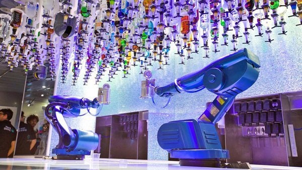 robot bartender visual novel
