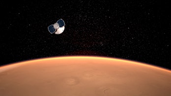 NASA InSight lander approaching Mars
