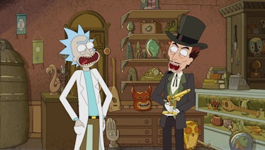 Rick and the Devil become competitors.