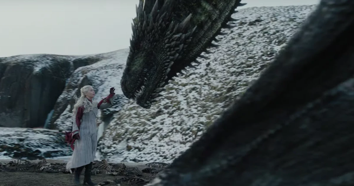 Game Of Thrones Rhaegal Drogon Viserion Who Died Episode 4