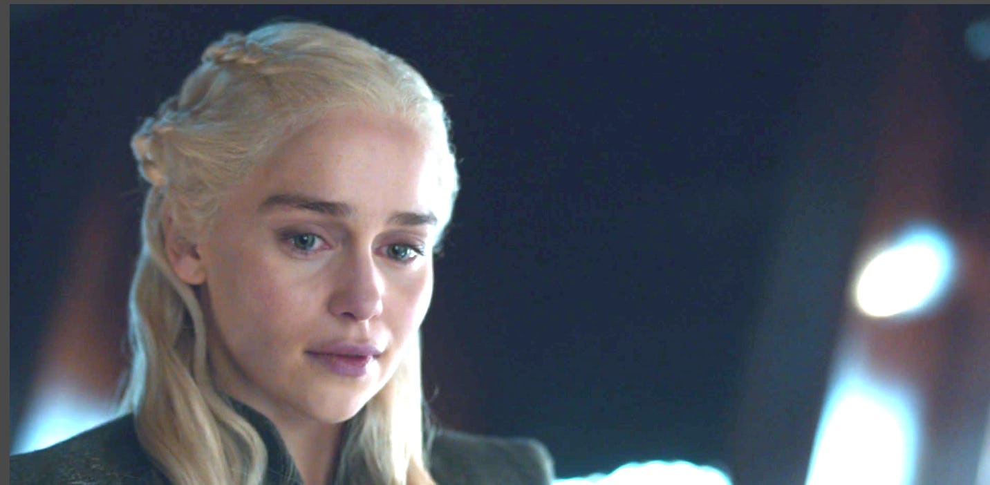 Emilia Clarke as Daenerys Targaryen