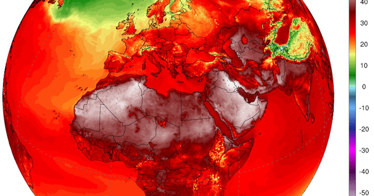 Heat Maps Reveal RecordBreaking Temperatures Across the Globe