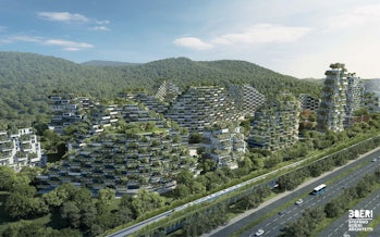 stefano boeri architetti liuzhou forest city tree apartment building architecture