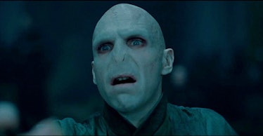 In the LEGO Batman Movie (2017), Eddie Izzard voices Voldemort