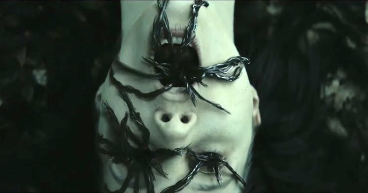 "Slender Man" relies on a lot of pointless body horror to increase shock value. 