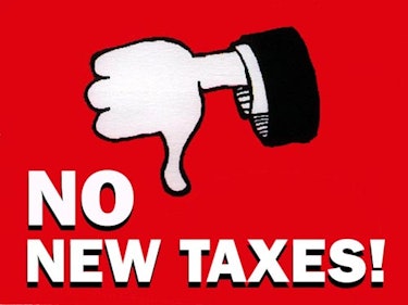 No New Taxes!