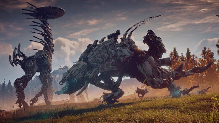 A screenshot from horizon zero dawn