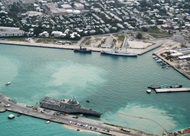 Sky view of Naval Air Station Key West
