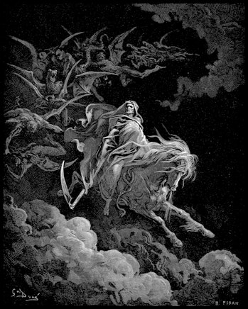Gustave Dore - Death on the Pale Horse resized