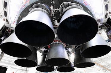 Falcon 9's Merlin engines.