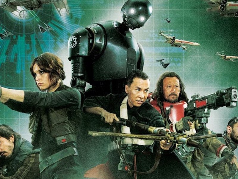 A poster for the movie Rogue One: A Star Wars Story