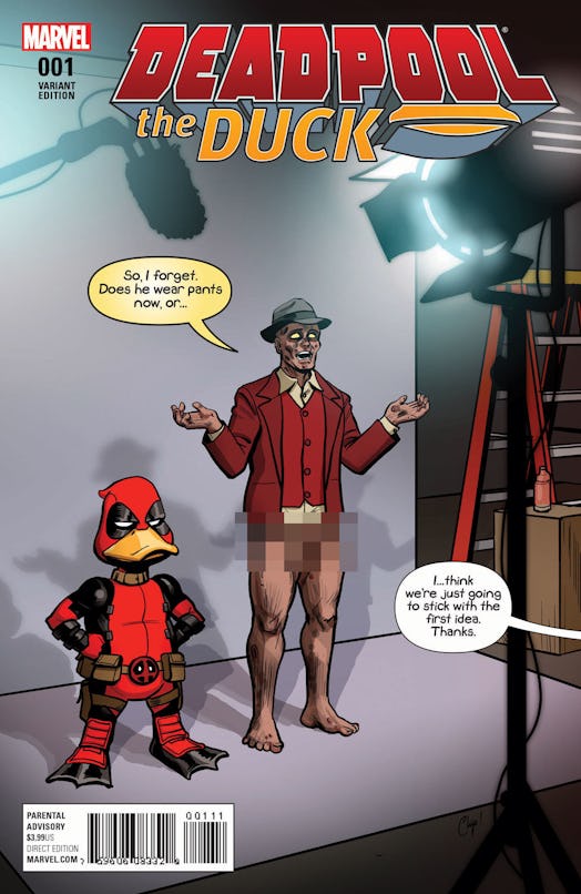 Deadpool the Duck variant cover by Chip Zdarsky for Marvel Comics