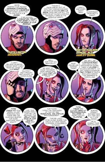 Harley Quinn Explains Killers To Deadshot In New Suicide Squad Comic