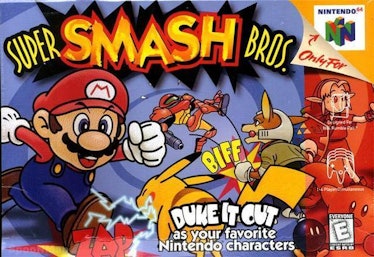 "Super Smash Bros." video game poster 