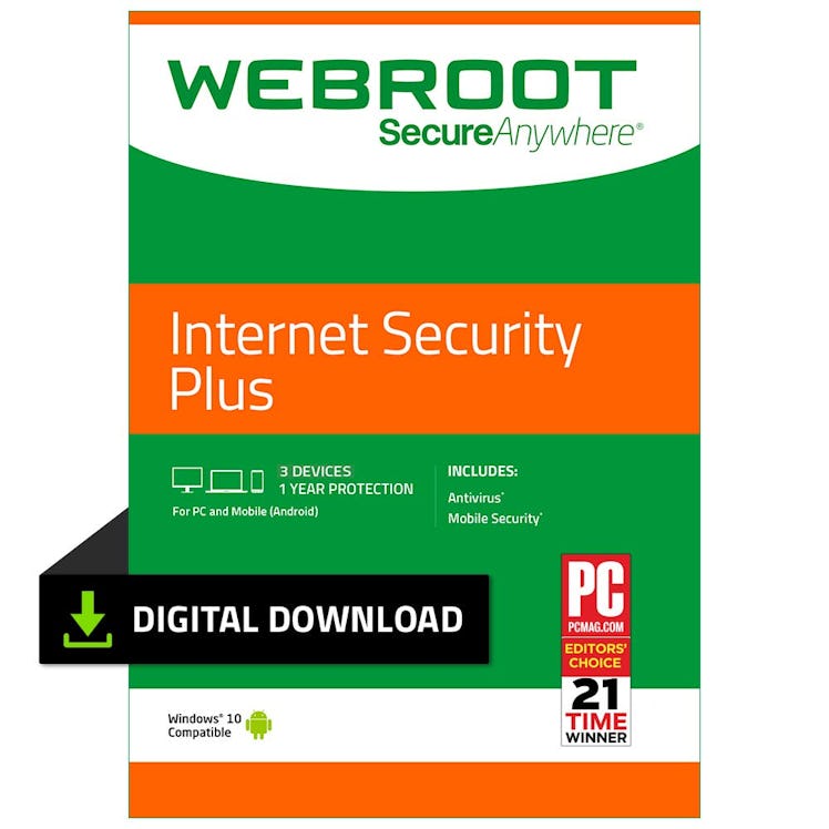 Webroot Internet Security Plus with Antivirus Protection