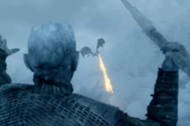 The Night King has incredibly accuracy with that ice spear.