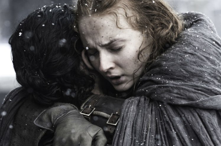 Sophie Turner and Kit Harrington in 'Game of Thrones' 