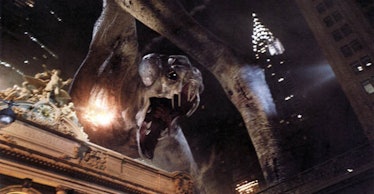 The original monster had claws and a different-looking head.