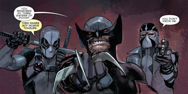 X-Force from Marvel Comics including Deadpool and Wolverine