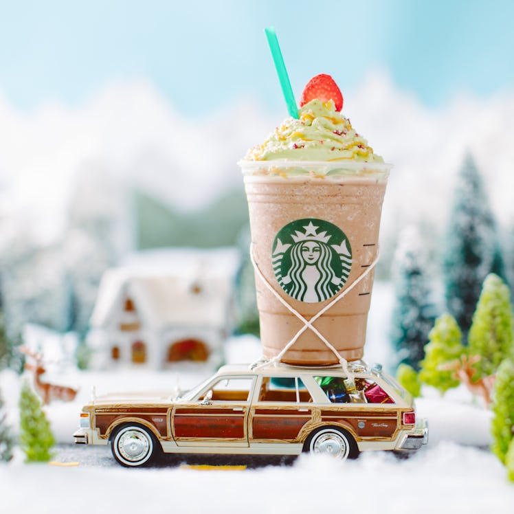 Christmas Tree Frappuccino.