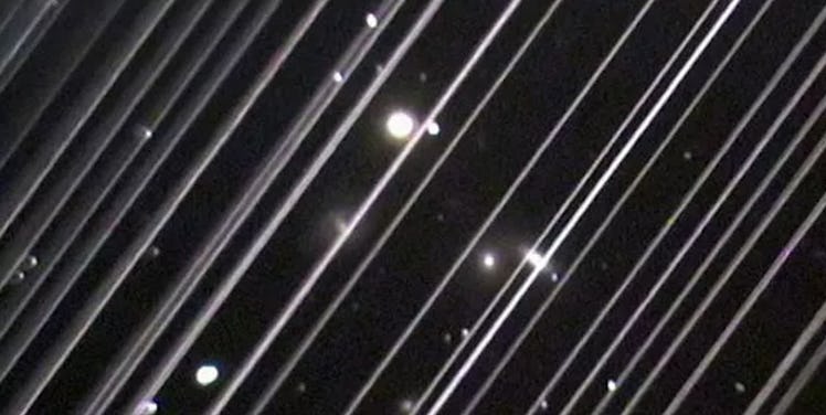 The trails of the Starlink satellites taken with a long exposure will ruin any chance of astronomica...