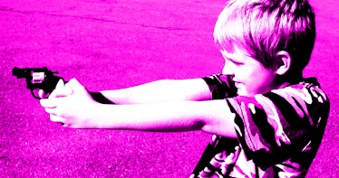 Gun study shows the influence violent movies have on children.