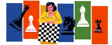 Today's Google Doodle portrays Lyudmila Rudenko on what would have been her 114th birthday.