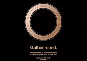 Apple 2018 iPhone event invitation