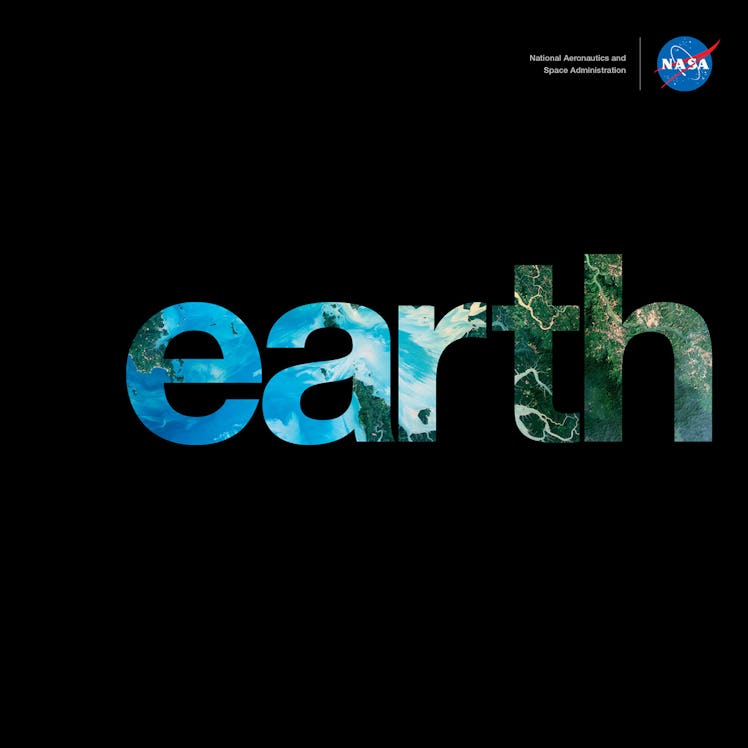 The cover of 'earth', recently released by NASA.