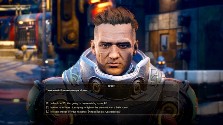 outer worlds dialogue choice