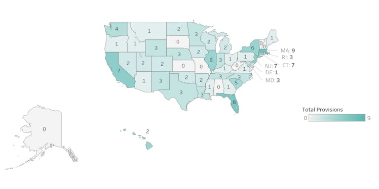 Gun possession regulations by state