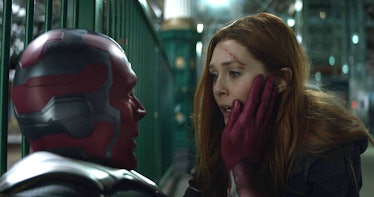 Wanda checks on Vision in 'Avengers: Infinity War'