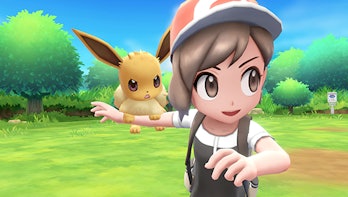 Eevee en action.