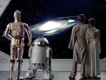 The end of 'Empire Strikes Back'.
