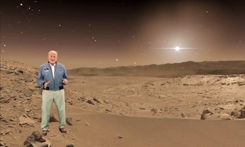 Buzz Aldrin ... on Mars!