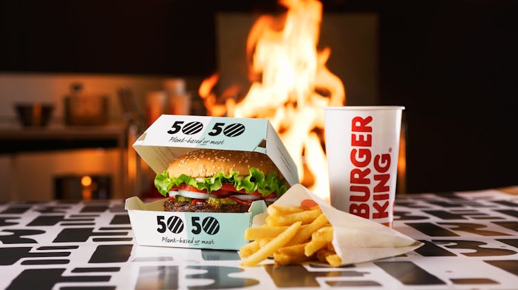 Burger King's 50/50 menu.