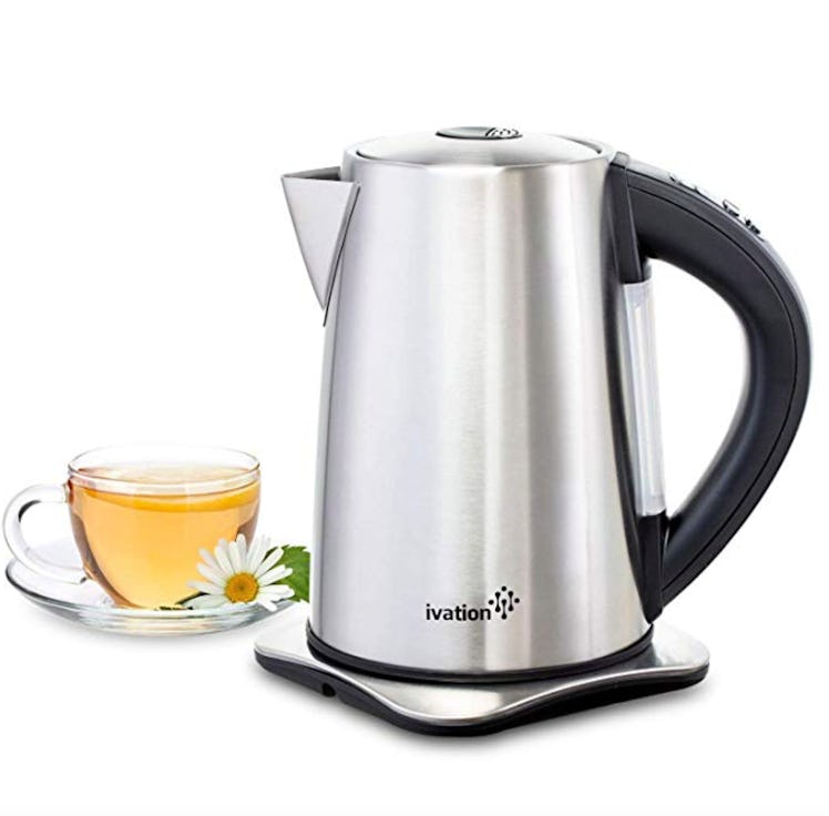 Ivation Stainless Steel Temperature Controlled Electric Tea Kettle