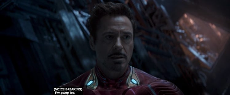'Avengers: Infinity War' Iron Man leaves on the alien ship