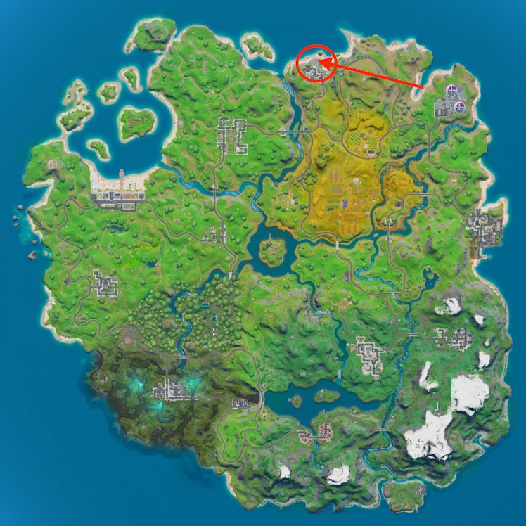 fortnite open water loading screen location