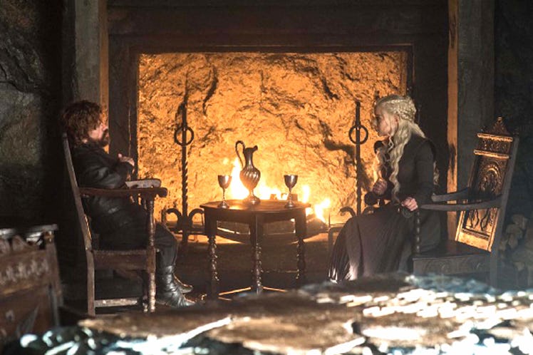 Peter Dinklage and Emilia Clarke in 'Game of Thrones' Season 7 episode 6, "Beyond the Wall" 