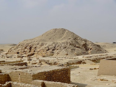 A pyramid in Egypt