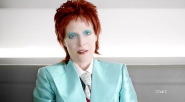 Gillian Anderson as David Bowie in 'Lemon Scented You' 