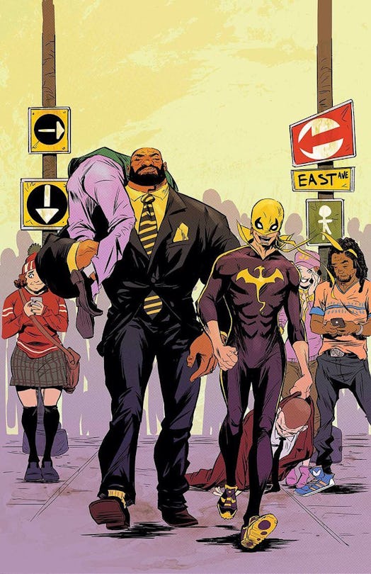 Luke Cage and Danny Rand as they appear in 'Iron Fist and Power Man'