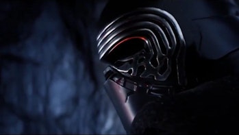 The shot of Kylo Ren isn't new, but its placement in the trailer is telling.