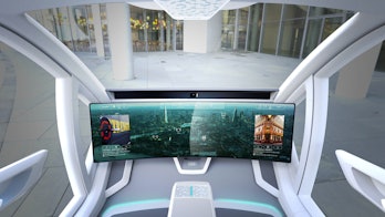 The on-board touchscreen Pop.Up Next