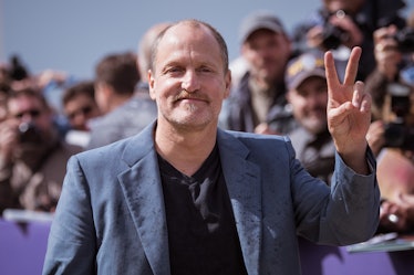 DEAUVILLE, FRANCE - SEPTEMBER 09: Woody Harrelson attends the naming ceremony of his dedicated beach...