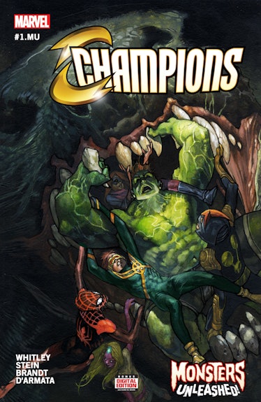 Champions Monsters Unleashed cover for Marvel