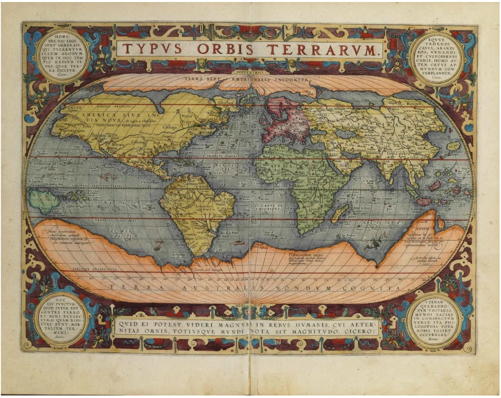 Ortelius Map Software Abraham Ortelius: 6 Maps That Illustrate His Idea of Continental Drift