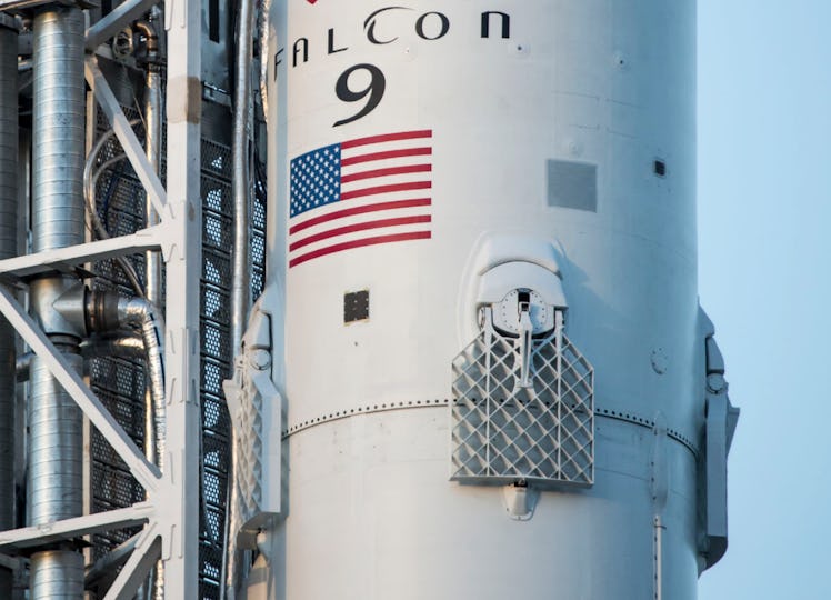 A SpaceX Falcon 9 grid fin.