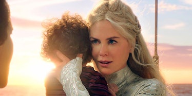 Nicole Kidman with baby Aquaman